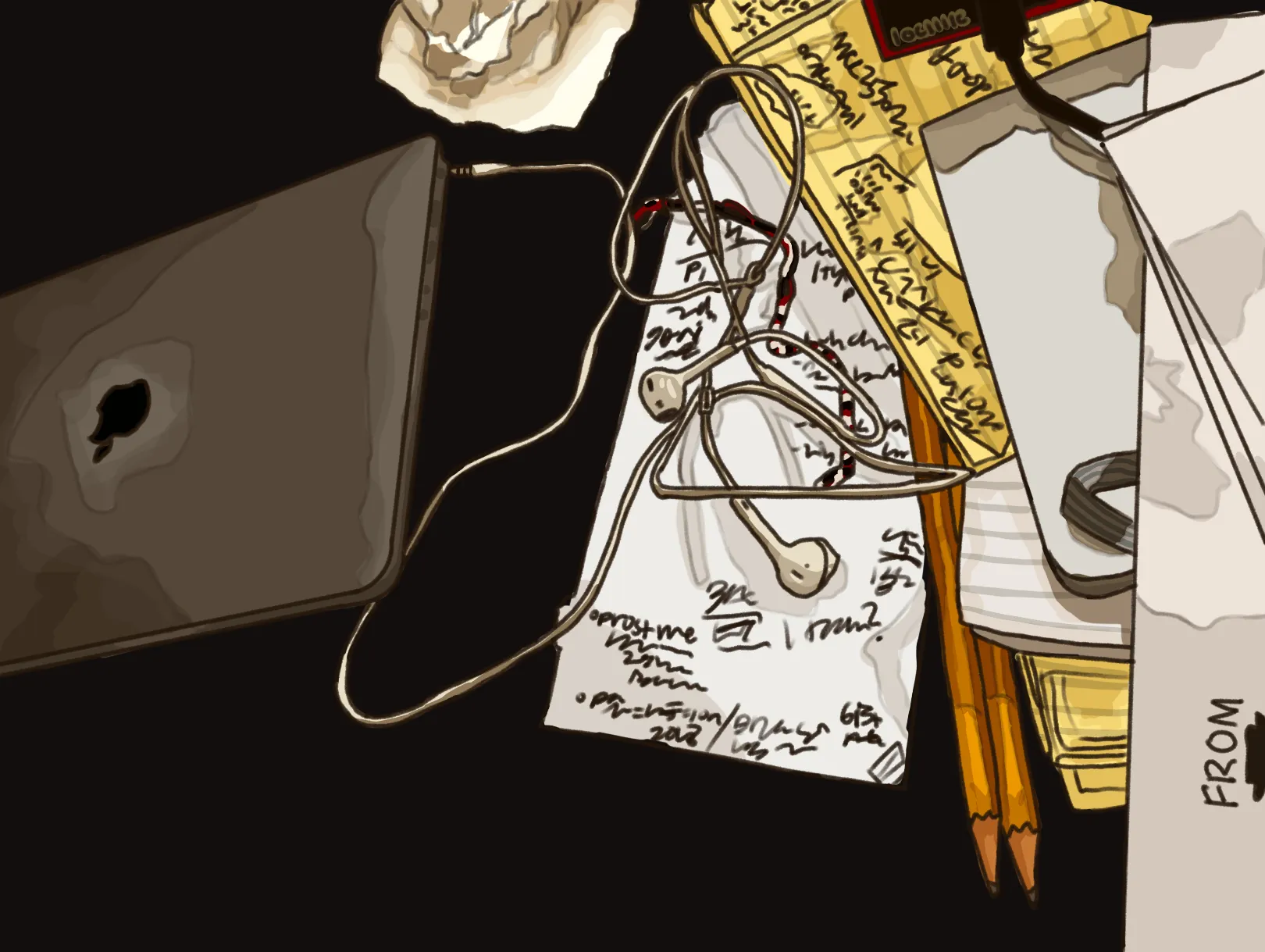 Messy Desk